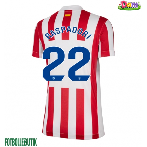 Atletico Madrid Giacomo Raspadori #22 Hemmatröja Kvinnor 2025-26 Kortärmad